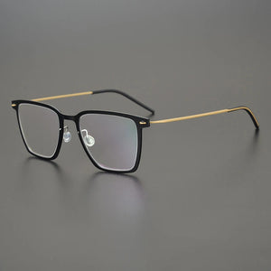 Ultra Light Titanium Glasses Frame Men Square Prescription Optical Myopia Transparent Eyeglasses Women 2023 Luxury Brand Eyewear