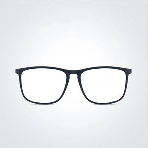 TR90 Temple Alloy Square Frame Comfortable Nose Pads Photochromic Gray Reading Glasses +0.75 To +4