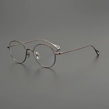 Load image into Gallery viewer, Gatenac Handmade Pure Titanium Glasses Frame Men Vintage Round Eyeglasses Frame Women Ultra Light Luxury Brand Designer Eyewear