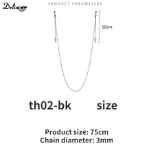 Carica l&#39;immagine nel visualizzatore di Gallery, 2024 New Pendant Glasses Chains Cross Eyeglasses Sunglasses Spectacles Metal Chain Holder Cord Lanyard Necklace