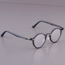 Load image into Gallery viewer, Limited Vintage  Alloy-Acetate TA-V-AT Eyeglasses SC117 Sphere Myopia Optical Retro Round Women Man AAA+ Top Level