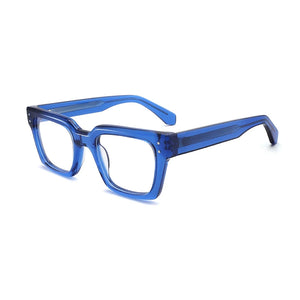Gatenac Vintage Handmade Acetate Glasses Frame Men Square Business Eyeglasses Frame Women 2025 New Luxury Brand Designer Eyewear