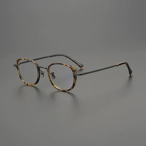 Gatenac Handmade Pure Titanium Glasses Frame Men Cat Eyes Eyeglasses Frame Women 2025 New Fashion Luxury Brand Designer Eyewear