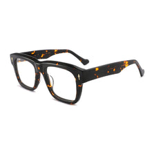 Load image into Gallery viewer, Vintage Acetate Glasses Frame Men Handmade Rivet Big Face Eyeglasses Frame 2024 New Fashion Luxury Brand Designer Eyewear