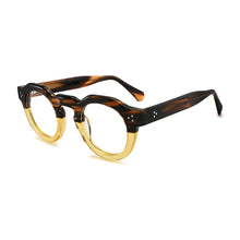 Load image into Gallery viewer, Gatenac Vintage Handmade Acetate Glasses Frame Men Round High Quality Eyeglasses Frame Women Retro Luxury Brand Designer Eyewear