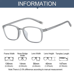 Automatically Adjust Anti-Blue Light Reading Glasses Anti Blue Ray Smart Hyperopia Glasses Near Far Eye Protection