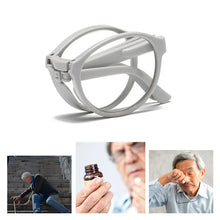 Load image into Gallery viewer, Folding Reading Glasses with Glasses Case Unisex Portable Lightweight Eyewear Presbyopic Glasses Strength 1.0x ~ 4.0x