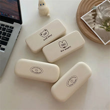 Load image into Gallery viewer, Cartoon PU Leather Portable Imitation Pressed Myopia Glasses Case Storage Box Women Men Eyewear Accessories 2022 New