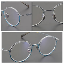 Load image into Gallery viewer, Gatenac Vintage Pure Titanium Glasses Frame Men Vintage Round Eyeglasses Frame Women 2025 New Luxury Brand Designer Eyewear