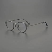 Carica l&#39;immagine nel visualizzatore di Gallery, Gatenac Handmade Pure Titanium Glasses Frame Men Cat Eyes Eyeglasses Frame Women 2025 New Fashion Luxury Brand Designer Eyewear