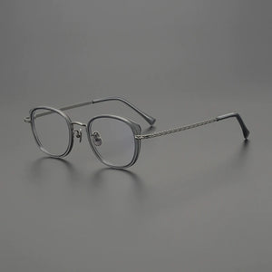 Gatenac Handmade Pure Titanium Glasses Frame Men Cat Eyes Eyeglasses Frame Women 2025 New Fashion Luxury Brand Designer Eyewear