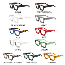 Load image into Gallery viewer, Vintage Thicken Acetate Glasses Frame Men Women Prescription Handmade Eyeglasses Frame Retro Luxury Brand Designer Eyewear