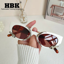 Carica l&#39;immagine nel visualizzatore di Gallery, Steampunk Rectangle Sunglasses for Women New Small Frames Punk Snake Sun Glasses Luxury Brand Men Eyewear UV400 Shades Glasses