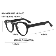 Load image into Gallery viewer, Vintage Acetate Eyeglasses Frame Men Round Ultra Light Handmade Glasses Frame Women Retro Japan Luxury Brand Designer Eyewear