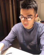 Carica l&#39;immagine nel visualizzatore di Gallery, Design Titanium Alloy Glasses Frame Men Women Retro Small Round Circle Eyeglasses Ultralight Spectacles Eyewear TBX910