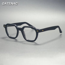 Load image into Gallery viewer, Handmade Acetate Glasses Frame Men Vintage Ultra Light Square Eyeglasses Frame Women Retro Japan Luxury Brand Designer Eyewear