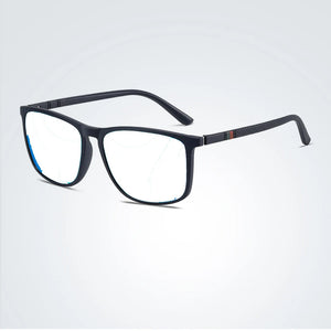 TR90 Temple Alloy Square Frame Comfortable Nose Pads Photochromic Gray Reading Glasses +0.75 To +4