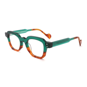 Gatenac Vintage Handmade Acetate Glasses Frame Men 2025 New Square Eyeglasses Frame Women Retro Designer Luxury Brand Eyewear