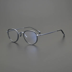 Gatenac Handmade Pure Titanium Eyeglasses Frame Men Vintage Designer Acetate Glasses Frame Women 2025 New Luxury Brand Eyewear