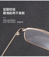 Load image into Gallery viewer, Men Reading Glasses Classic HD Anti Fatigue Presbyopic Eyeglasses Male Business Metal Full Frame Farsighted Eyewear +100 To +400