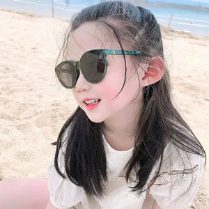 New 2024 Kids Sunglasses Vintage Square Boy Girl Baby Goggles Children Sun Glasses UV400 Eyewear
