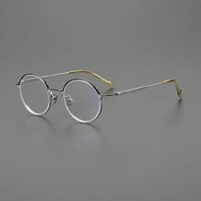 Load image into Gallery viewer, Gatenac Vintage Pure Titanium Glasses Frame Men Vintage Round Eyeglasses Frame Women 2025 New Luxury Brand Designer Eyewear