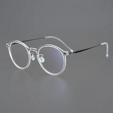 Carica l&#39;immagine nel visualizzatore di Gallery, Gatenac Ultra Light Titanium Glasses Frame Men Transparent Eyeglasses Frame Women Denmark Luxury Brand Eyewear