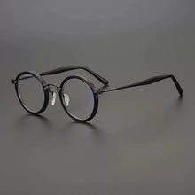 Load image into Gallery viewer, Vintage Round Acetate Titanium Glasses Frame Men Retro Ultra Light Handmade Eyeglasses Frame Women Designer Luxury Brand Eyewear