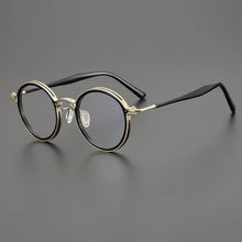 Load image into Gallery viewer, Vintage Round Acetate Titanium Glasses Frame Men Retro Ultra Light Handmade Eyeglasses Frame Women Designer Luxury Brand Eyewear