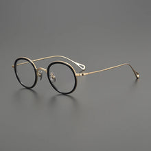 Carica l&#39;immagine nel visualizzatore di Gallery, Gatenac Ultra Light Pure Titanium Glasses Frame Men Round Quality Eyeglasses Frame Women Fashion Luxury Brand Designer Eyewear