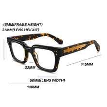 Load image into Gallery viewer, Gatenac Vintage Handmade Acetate Glasses Frame Men Square Business Eyeglasses Frame Women 2025 New Luxury Brand Designer Eyewear