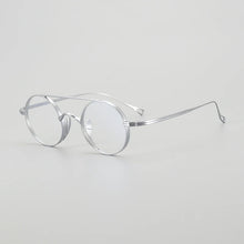 Load image into Gallery viewer, Vintage Pure Titanium Eyeglasses Frame Men Retro Round Pilot Glasses Frame Women Japan Luxury Brand Designer Small Face Eyewear