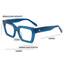 Load image into Gallery viewer, Gatenac Vintage Acetate Glasses Frame Women 2024 New Square Myopia Prescription Eyeglasses Frame Men Luxury Brand Thick Eyewear