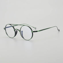 Load image into Gallery viewer, Vintage Pure Titanium Eyeglasses Frame Men Retro Round Pilot Glasses Frame Women Japan Luxury Brand Designer Small Face Eyewear
