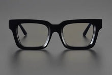 Load image into Gallery viewer, Matte Red Black Square Acetate Eyeglasses Frames High Quality Designer Japanese Style Men and Women  Glasses