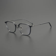 Carica l&#39;immagine nel visualizzatore di Gallery, Gatenac Quality Pure Titanium Glasses Frame Men Square Ultra Light Eyeglasses Frame Women Fashion Luxury Brand Designer Eyewear