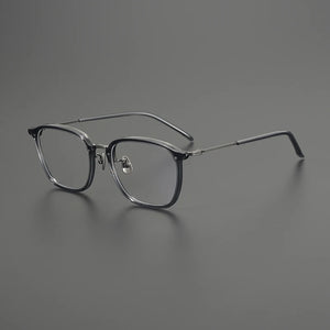Gatenac Quality Pure Titanium Glasses Frame Men Square Ultra Light Eyeglasses Frame Women Fashion Luxury Brand Designer Eyewear