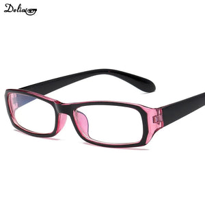 Myopia Glasses Rectangle Frame Clear Lens Eyeglasses HD Myopia Glasses Men Women Ultralight Glasses 0 TO-4.0