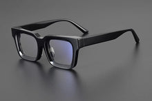 Load image into Gallery viewer, Matte Red Black Square Acetate Eyeglasses Frames High Quality Designer Japanese Style Men and Women  Glasses