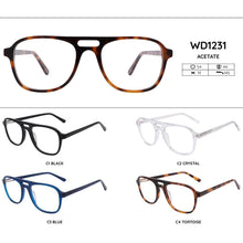 Load image into Gallery viewer, SASAMIA Male Glasses Frame Rectangle Glasses Double Layer Men Vacation Eyeglasses Optical Prescription Reading Man Glasses