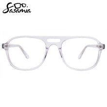 Load image into Gallery viewer, SASAMIA Male Glasses Frame Rectangle Glasses Double Layer Men Vacation Eyeglasses Optical Prescription Reading Man Glasses