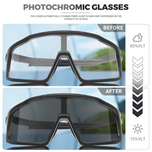 Load image into Gallery viewer, SCVCN Photochromic Cycling Glasses Men Sunglasses UV400 Bicycle Eyewear MTB Outdoor Bike Goggles Woman Riding Driving Bicycle