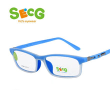 Load image into Gallery viewer, SECG Cute Soft Flexible Optical Children Glasses Frame Silicone Kids Glasses Eyewear Myopia Hyperopia Oculos Spectacles
