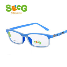 Load image into Gallery viewer, SECG Cute Soft Flexible Optical Children Glasses Frame Silicone Kids Glasses Eyewear Myopia Hyperopia Oculos Spectacles
