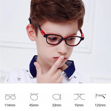 Load image into Gallery viewer, SECG Detachable Round Kids Optical Frame Children Frames Spectacles Food Grade  Material Retainer Strap Prescription Lunettes