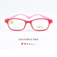 Load image into Gallery viewer, SECG Optical Children Glasses Frame TR90 Silicone Glasses Children Flexible Protective Kids Glasses Diopter Eyeglasses Rubber