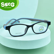 Load image into Gallery viewer, SECG Optical Children Glasses Frame TR90 Silicone Glasses Children Flexible Protective Kids Glasses Diopter Eyeglasses Rubber