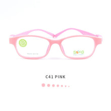 Load image into Gallery viewer, SECG Optical Children Glasses Frame TR90 Silicone Glasses Children Flexible Protective Kids Glasses Diopter Eyeglasses Rubber