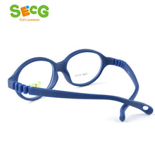 Load image into Gallery viewer, SECG Optical Myopia Oval Round Children Glasses Frame Plastic Glasses for Sight Children Correction Soft Kids Eyewear Frame