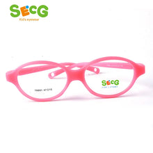 Load image into Gallery viewer, SECG Optical Myopia Oval Round Children Glasses Frame Plastic Glasses for Sight Children Correction Soft Kids Eyewear Frame